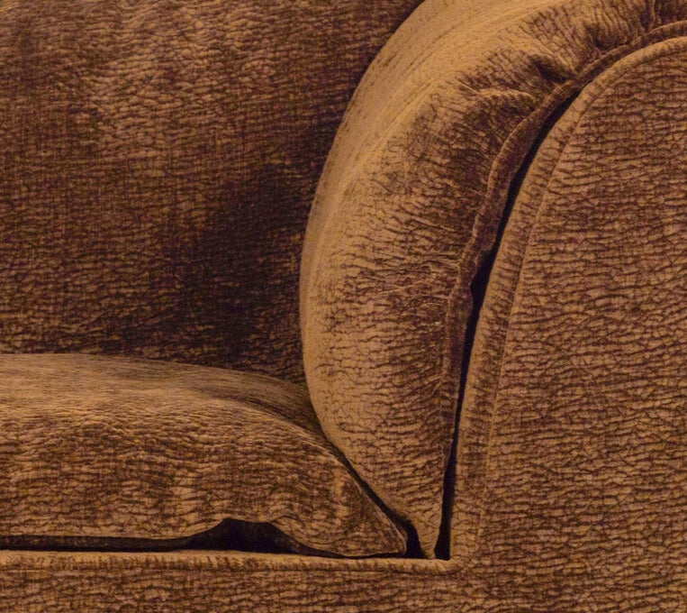 Modulaire bank BAGGY 3D - hoekelement bruin