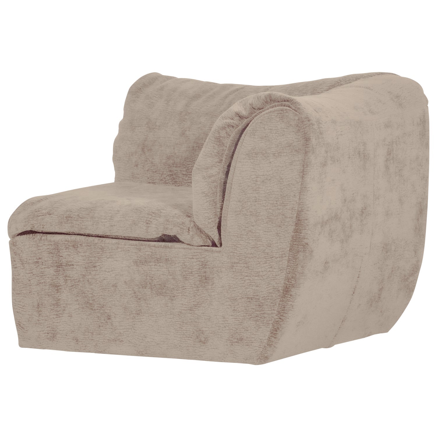 Modulares Sofa BAGGY 3D - Eckelement sandfarben
