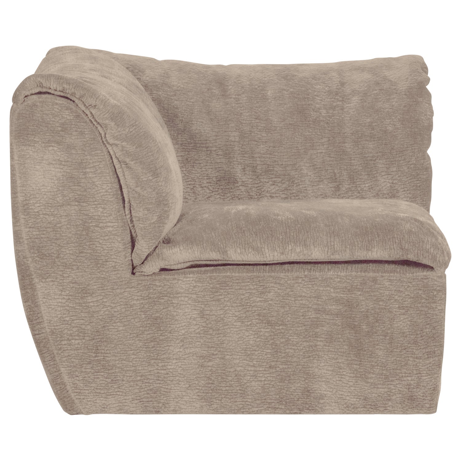 Modulares Sofa BAGGY 3D - Eckelement sandfarben