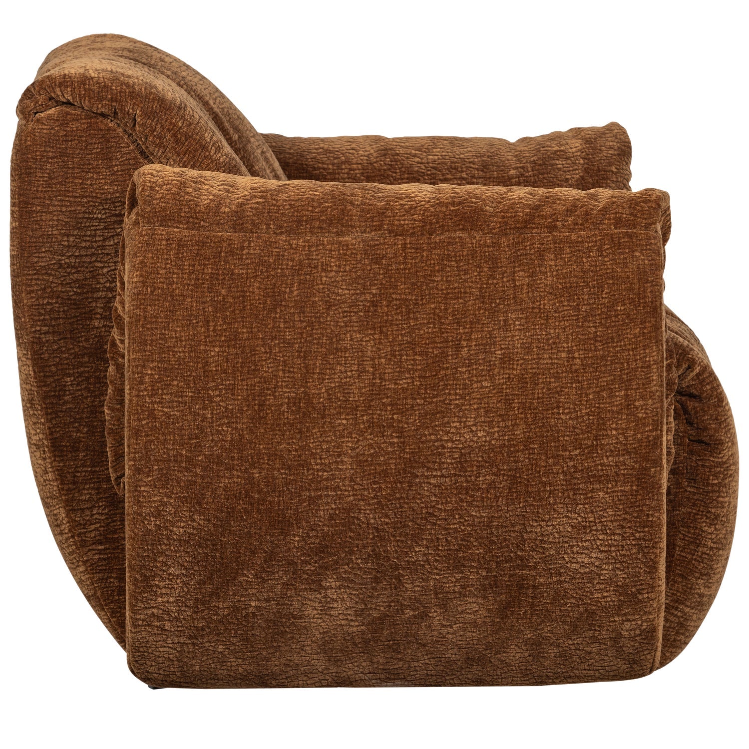BAGGY 3D Brown Swivel Armchair