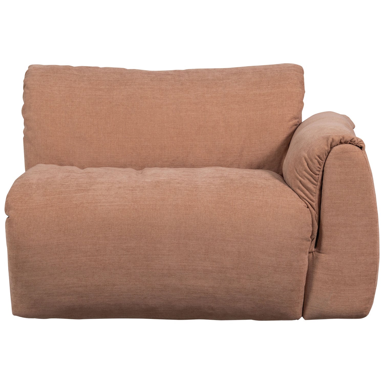 Modulares Sofa BAGGY - rechte Element in Rosa