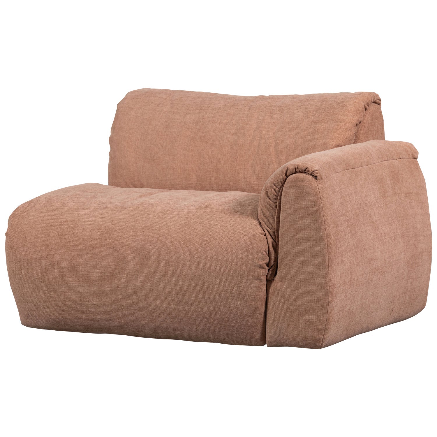 Modulares Sofa BAGGY - rechte Element in Rosa