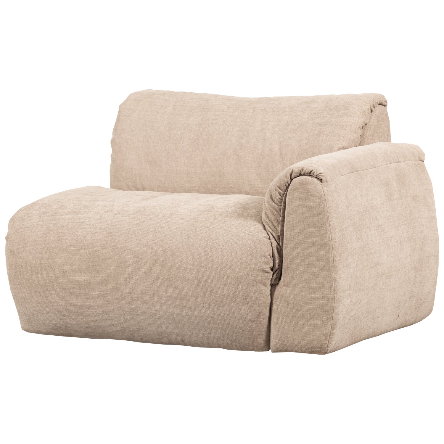 Modulares Sofa BAGGY - rechte Element sandfarben