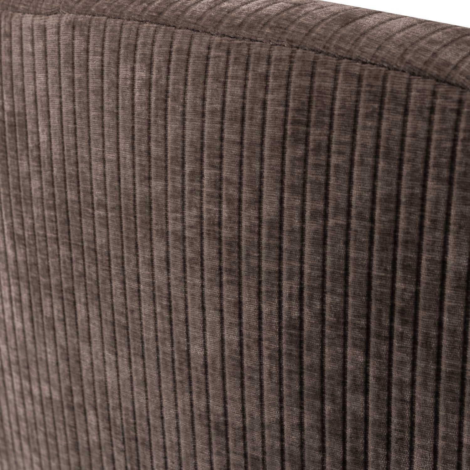 Sofa rechtsseitig 2-sitzig MOJO dunkelbraunes Cord