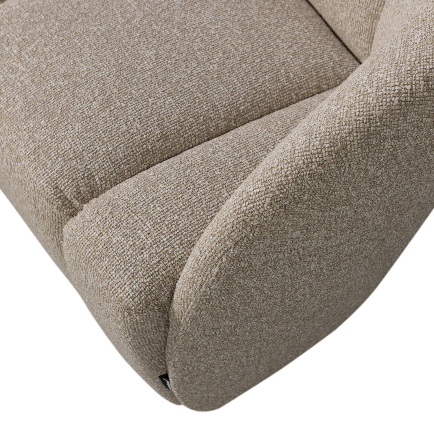 Sofa prawostronna 2-osobowa MOJO piaskowy melanż boucle – Woood