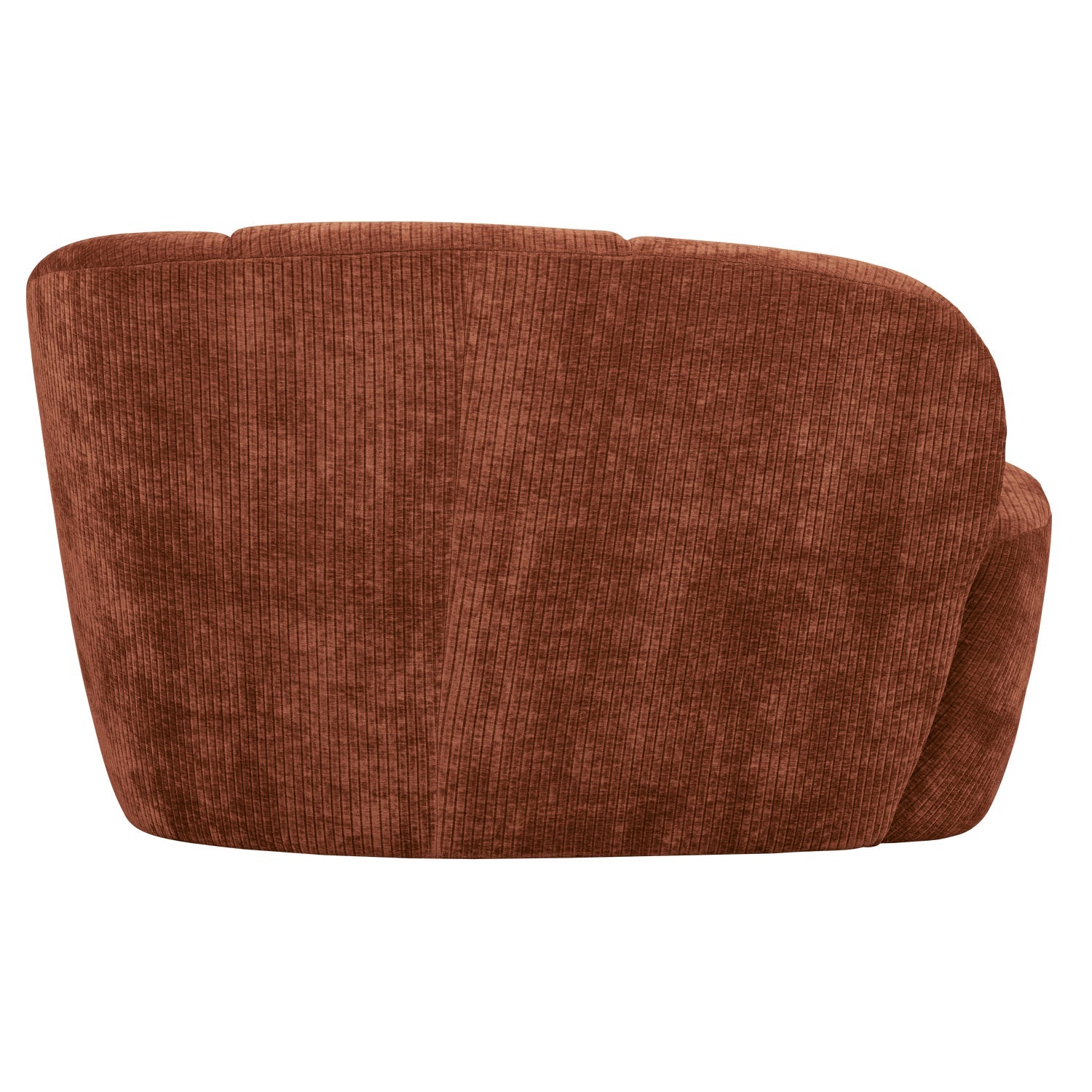 Bank met rechtschikking 2-zits MOJO bruin corduroy