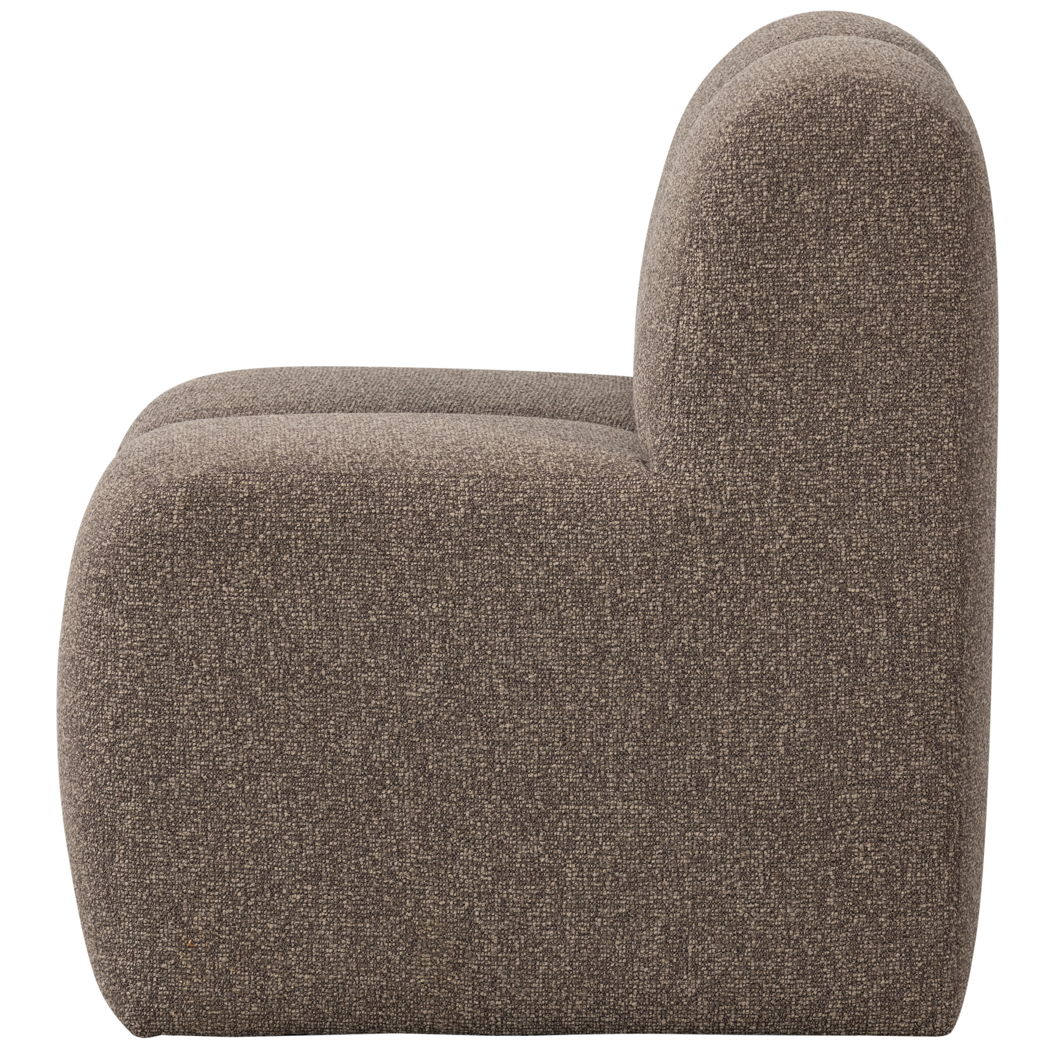 Fauteuil / module MOJO BENCH bruin melange boucle