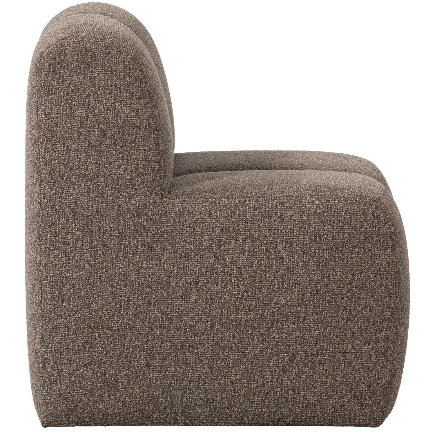 Fauteuil / module MOJO BENCH bruin melange boucle