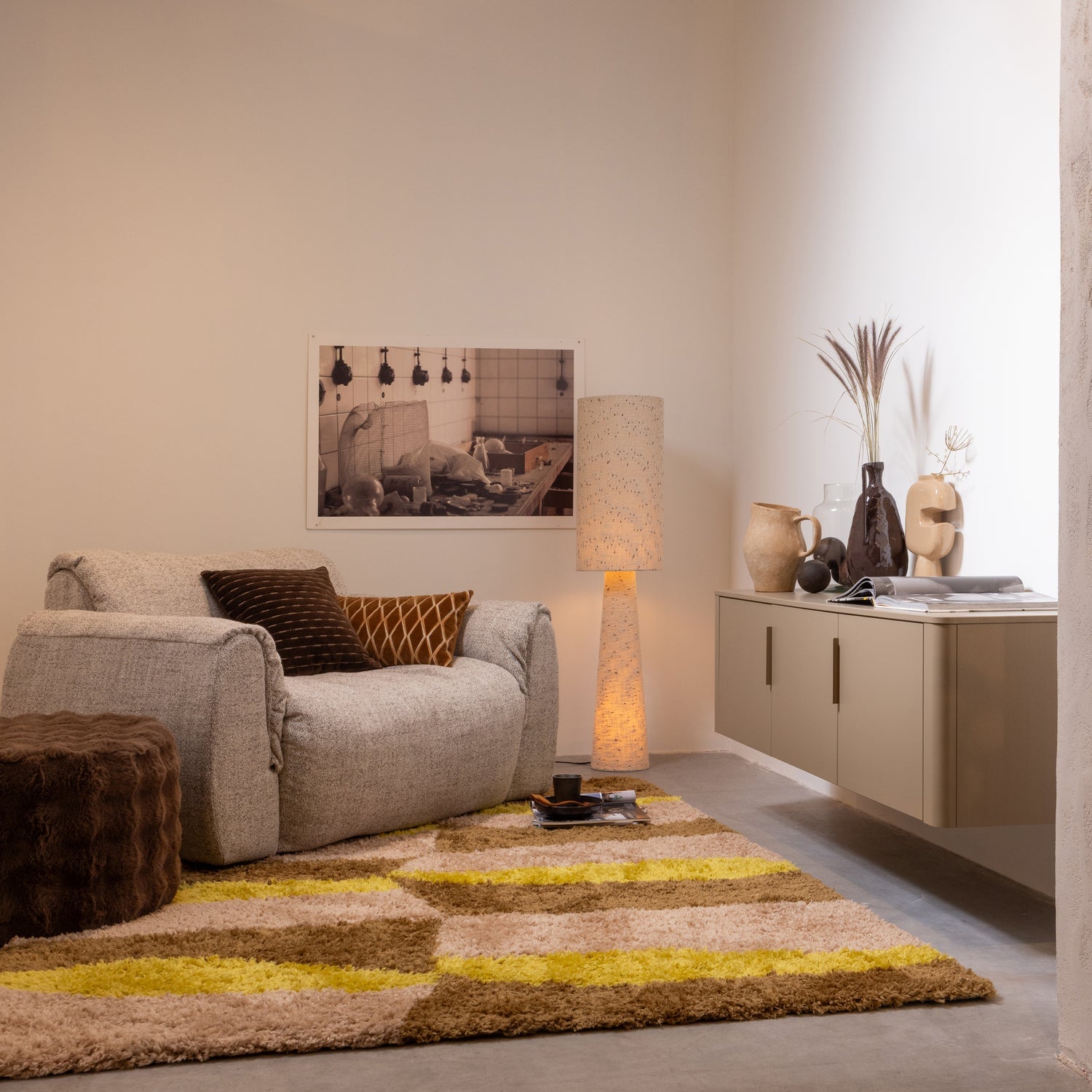 Fernsehtisch GUNNAR beige
