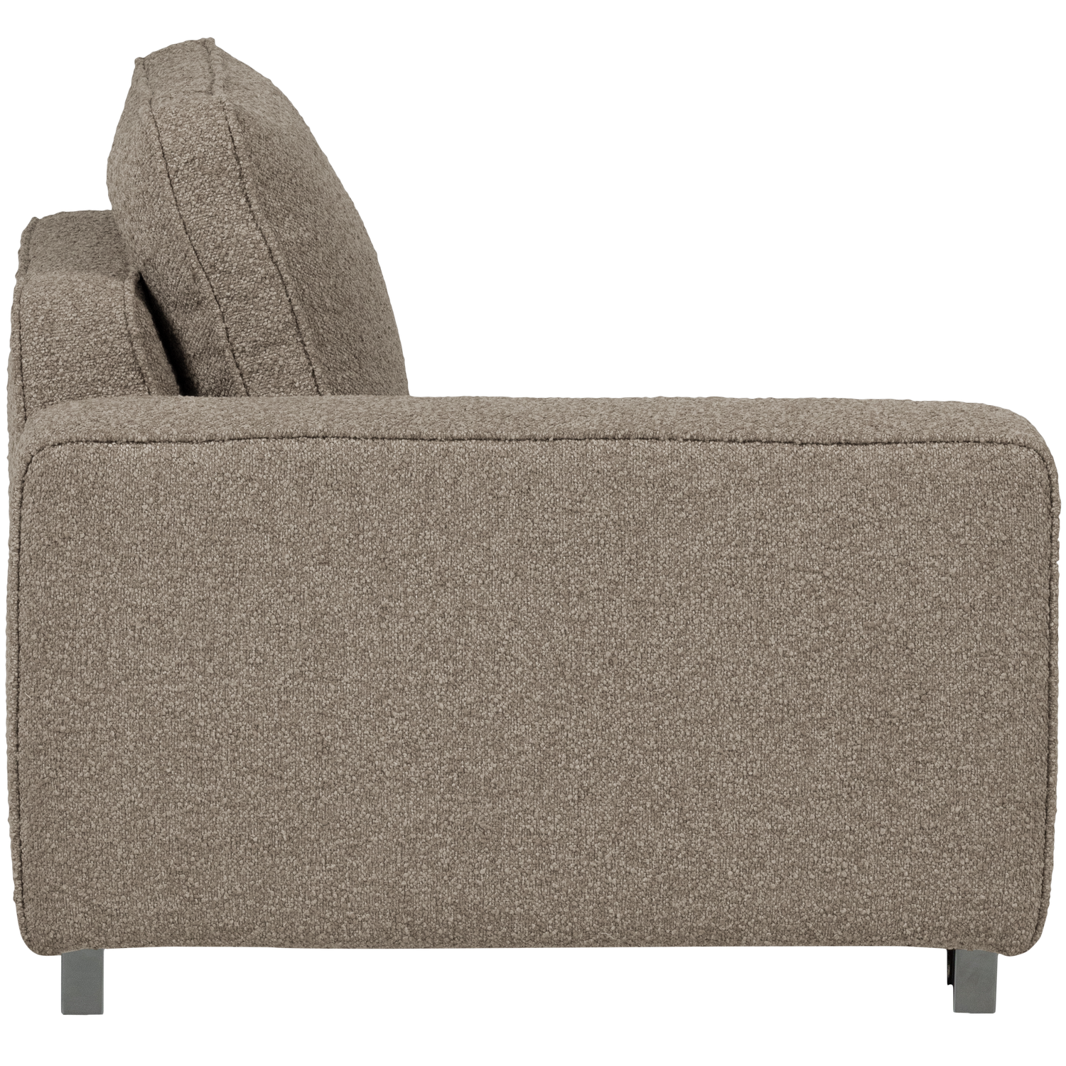 Sofa LAZY - moduł końcowy lewostronny beżowy bouclé – Woood