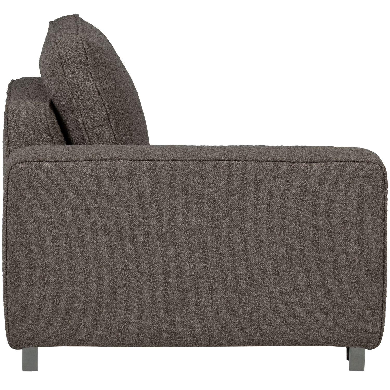 Sofa LAZY - moduł końcowy lewostronny antracytowy bouclé – Woood