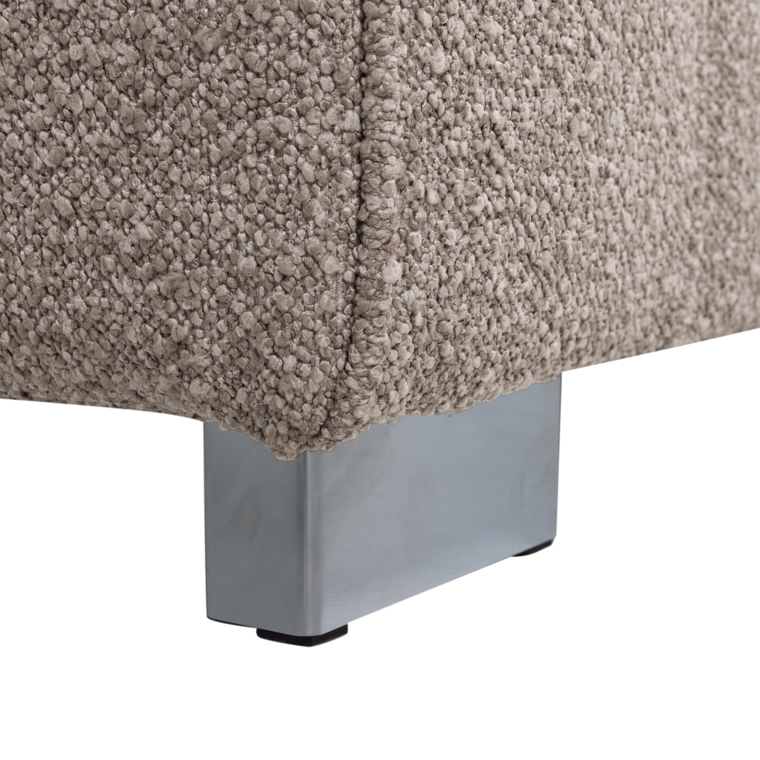 Sofa LAZY - module eindstuk rechts beige bouclé