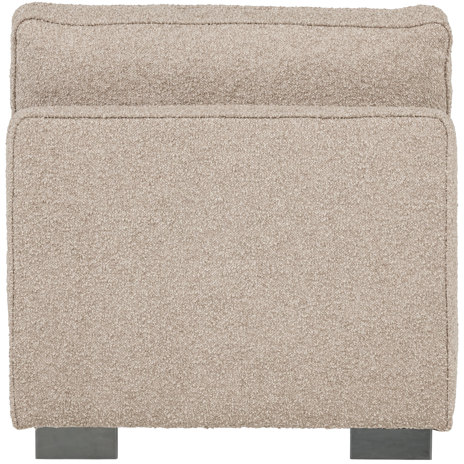 Fotel / moduł LAZY piaskowy bouclé – Woood
