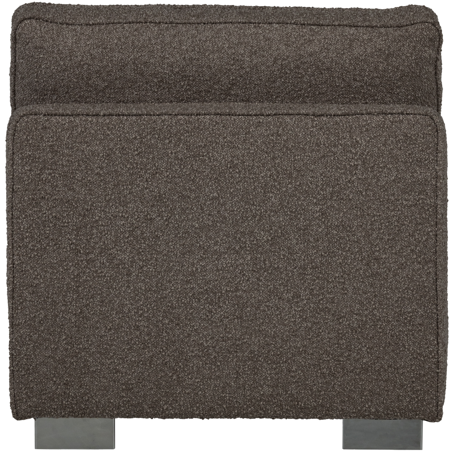 Fotel / moduł LAZY antracytowy bouclé – Woood