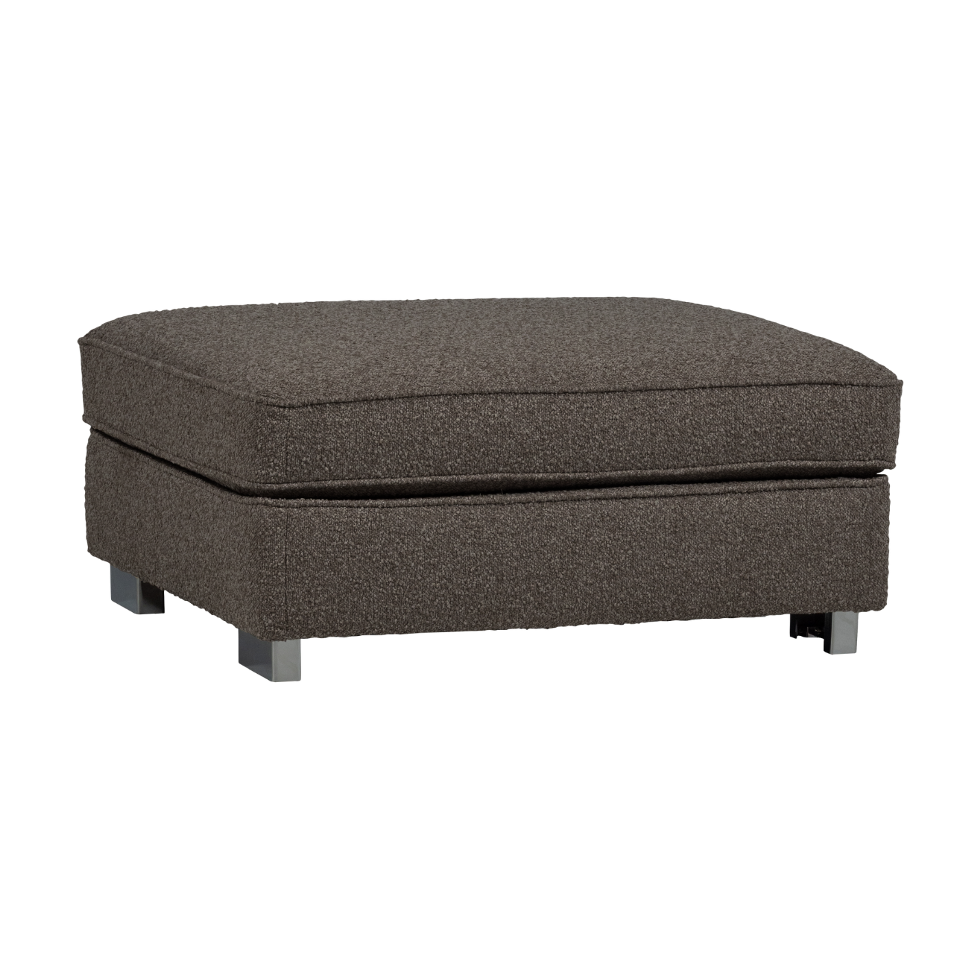 Puf LAZY antracytowy bouclé – Woood