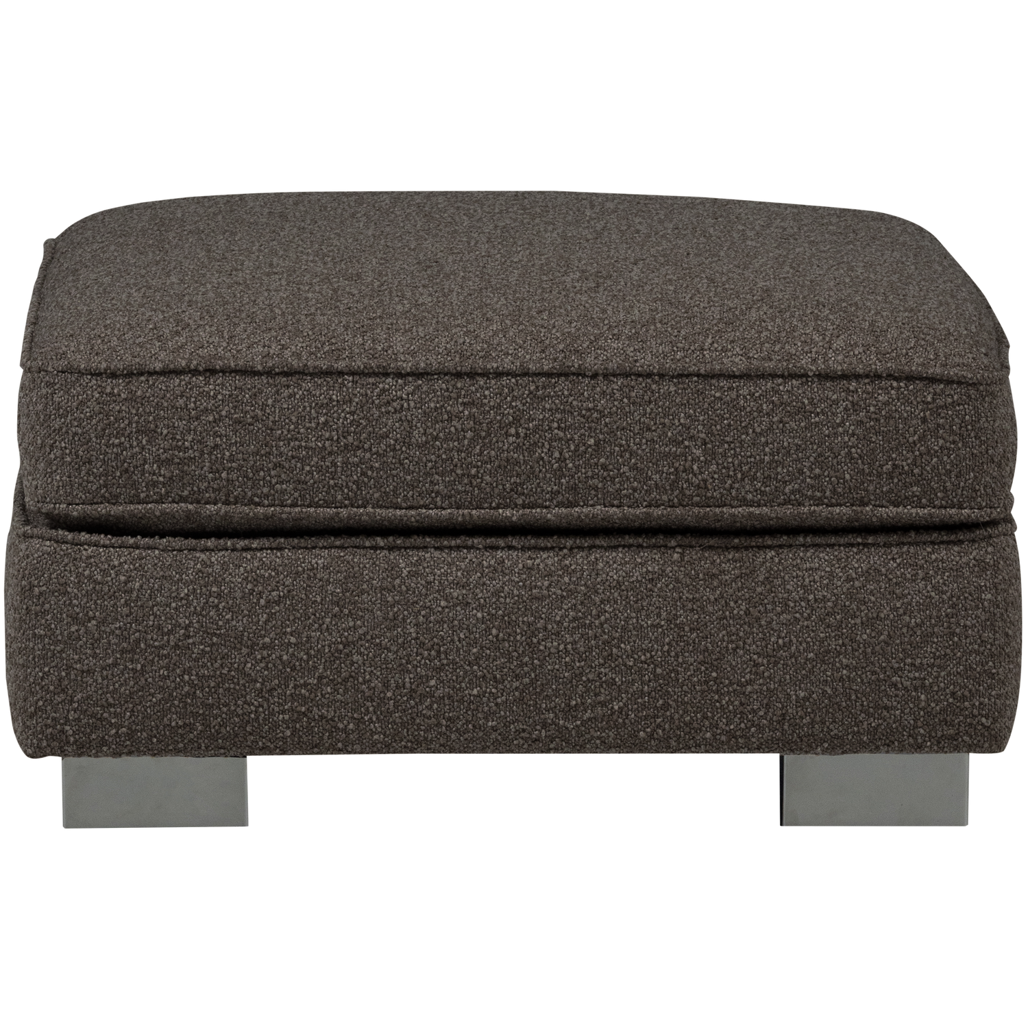 Puf LAZY antracytowy bouclé – Woood