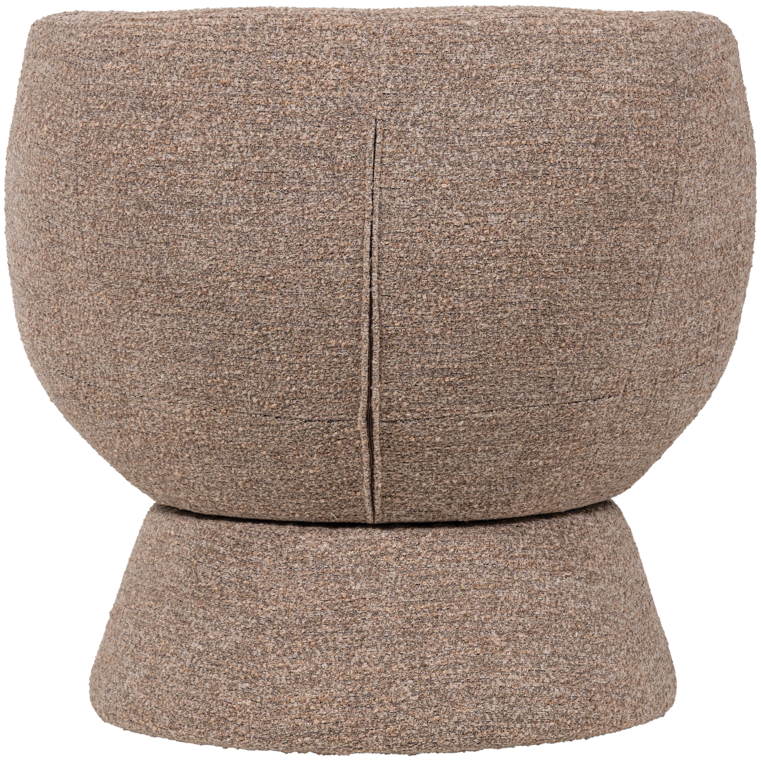 SHUFFLE Brown Mélange Swivel Armchair