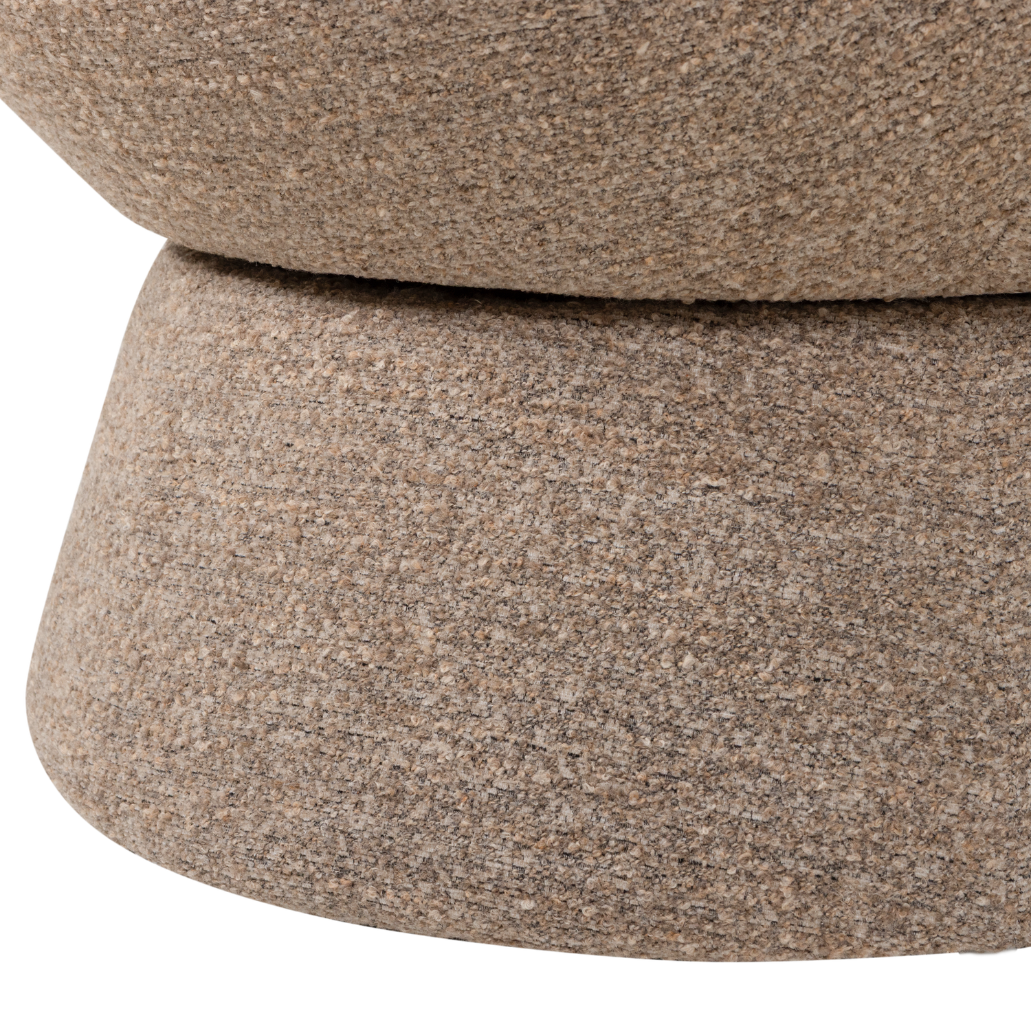 SHUFFLE Brown Mélange Swivel Armchair