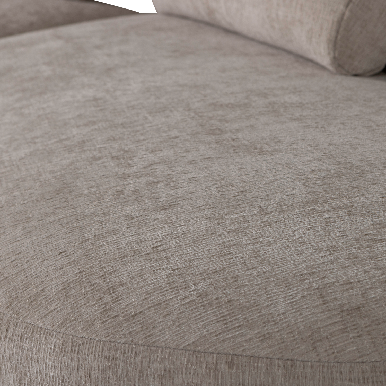 BATAVIER Sand Half-Round Sofa for 4 People