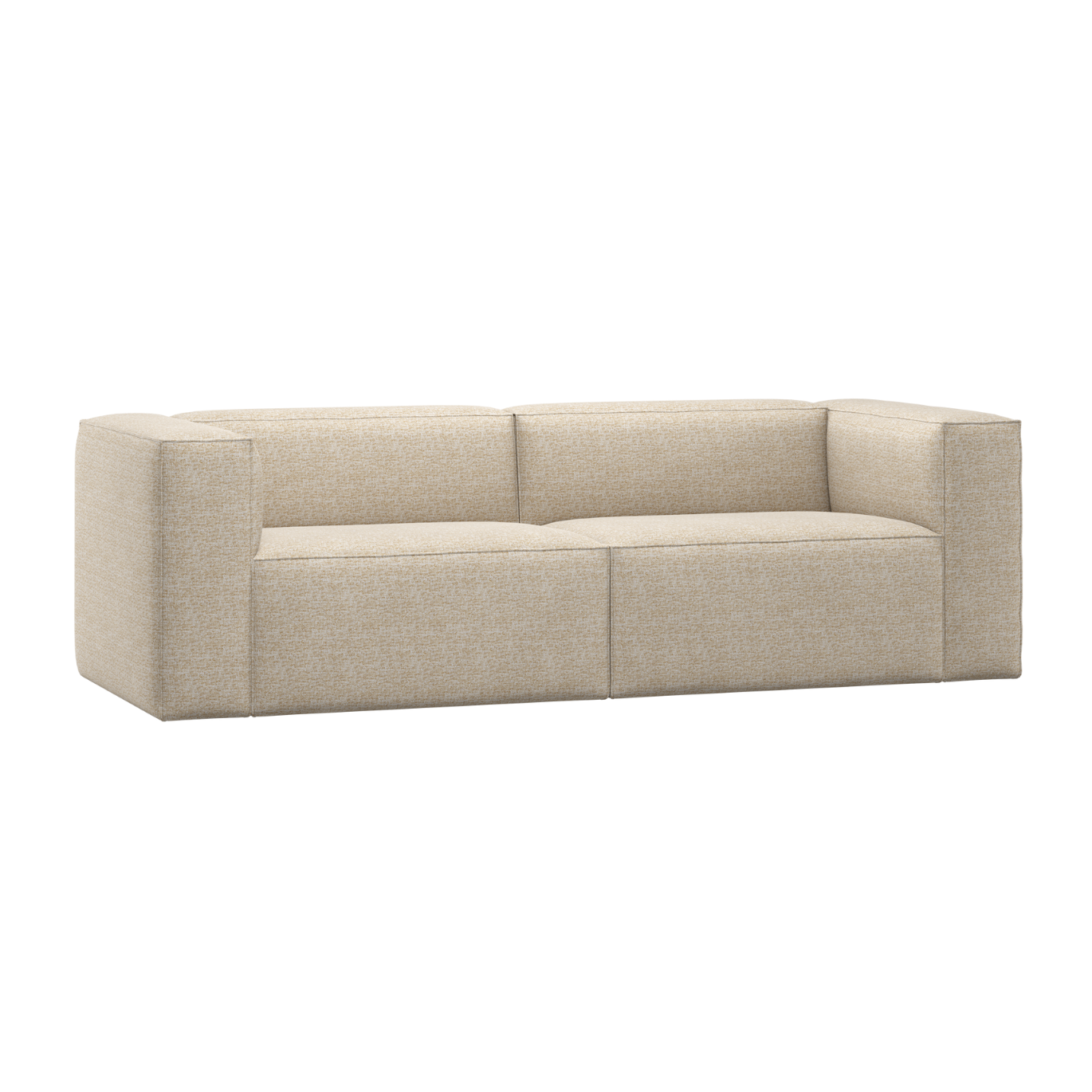 Sofa 3,5-sitzig BEAN beige Melange