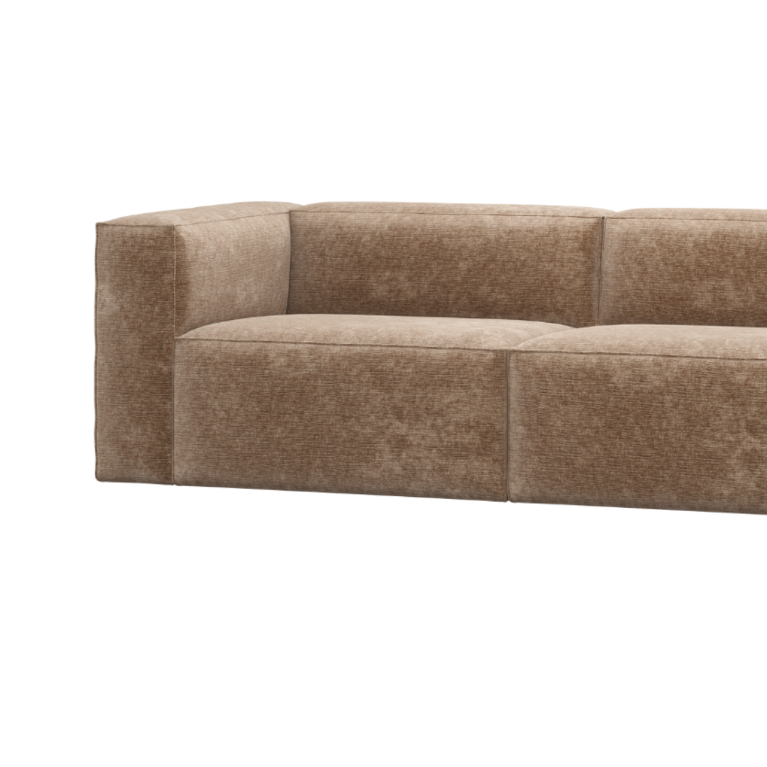 Sofa 3,5-zits BEAN beige chenille