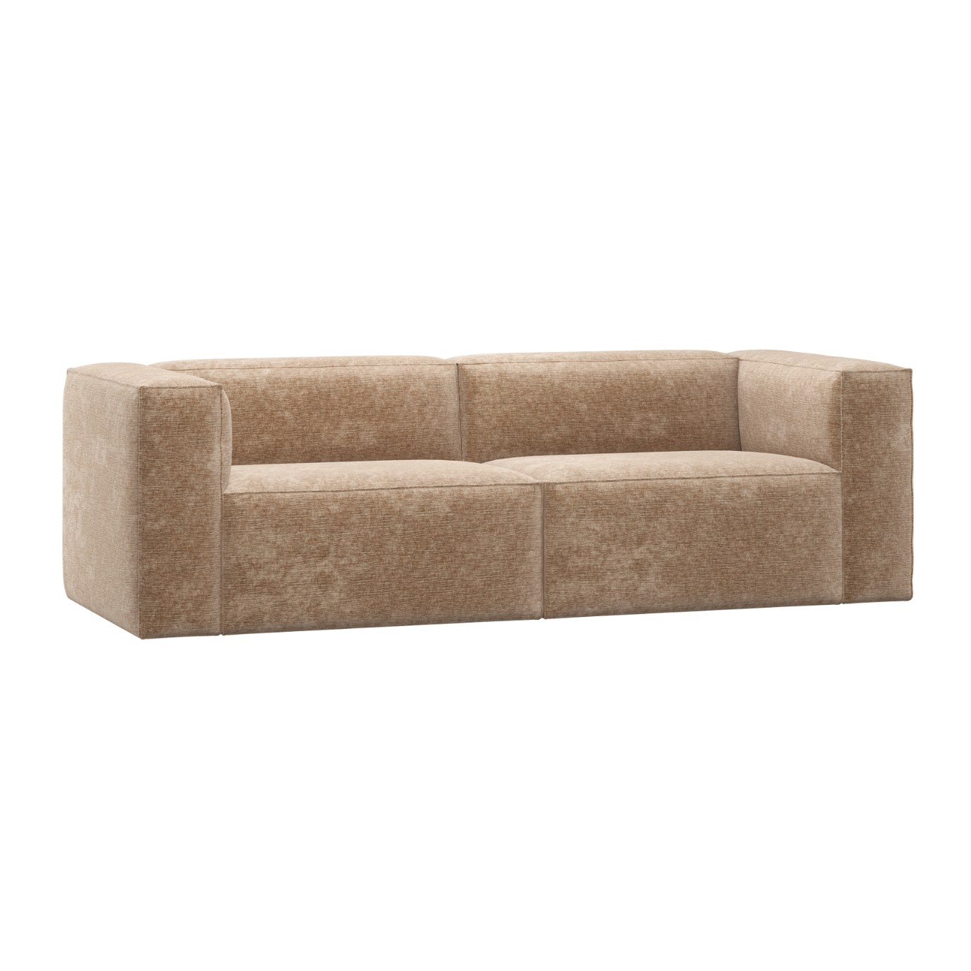 Sofa 3,5-zits BEAN lichtroze chenille