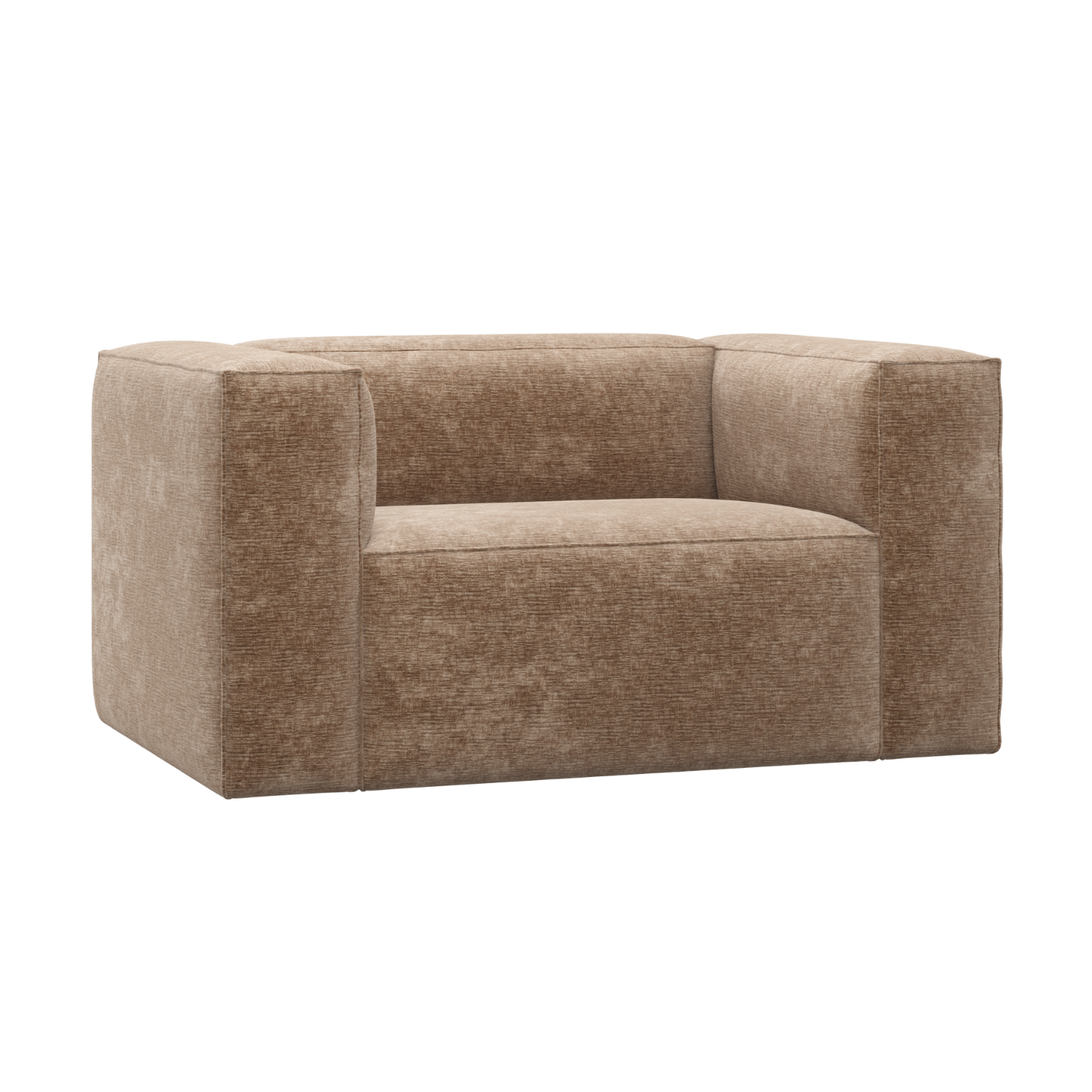Fauteuil BEAN beige chenille