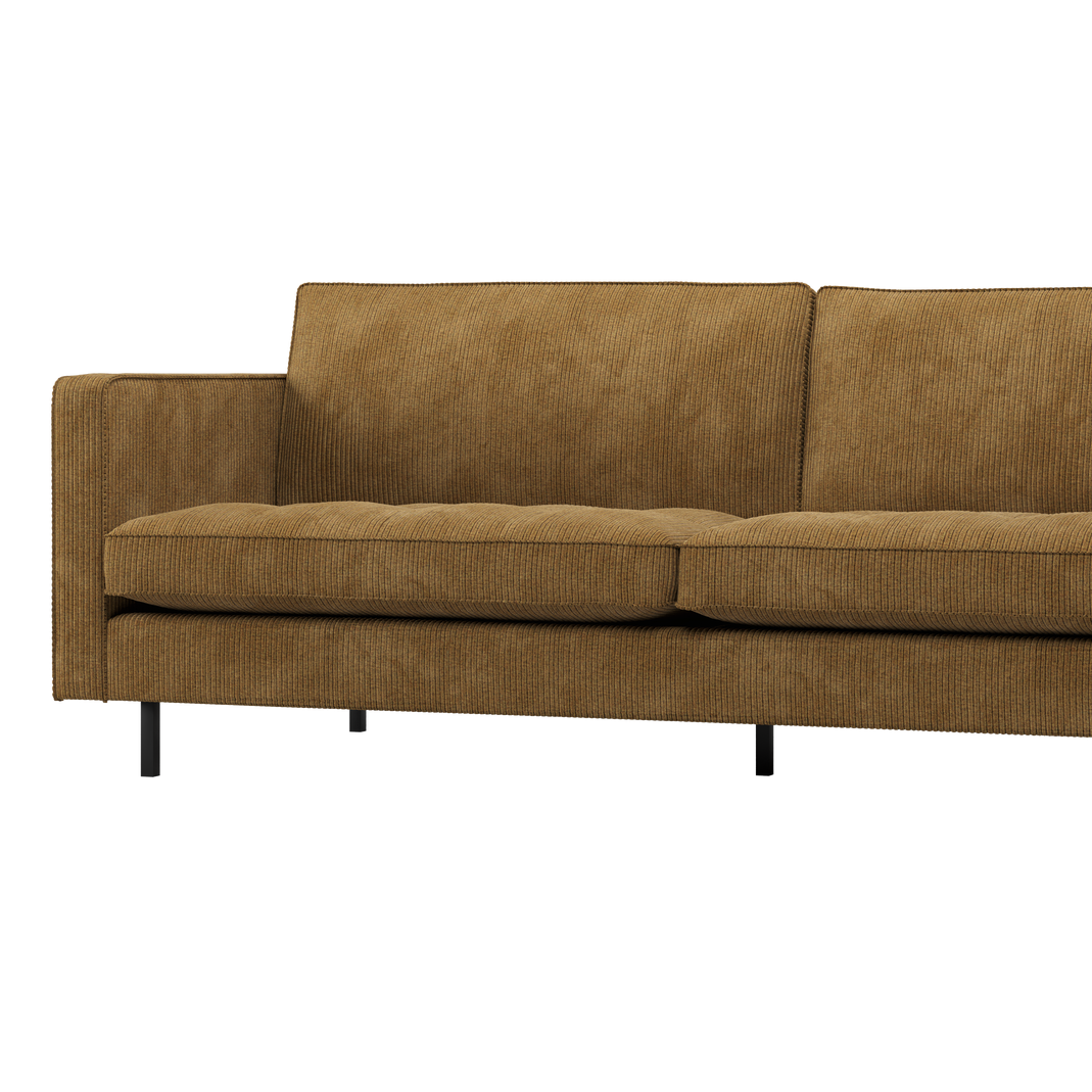 Sofa 2,5-zits RODEO CLASSIC honingkleurige ribstof