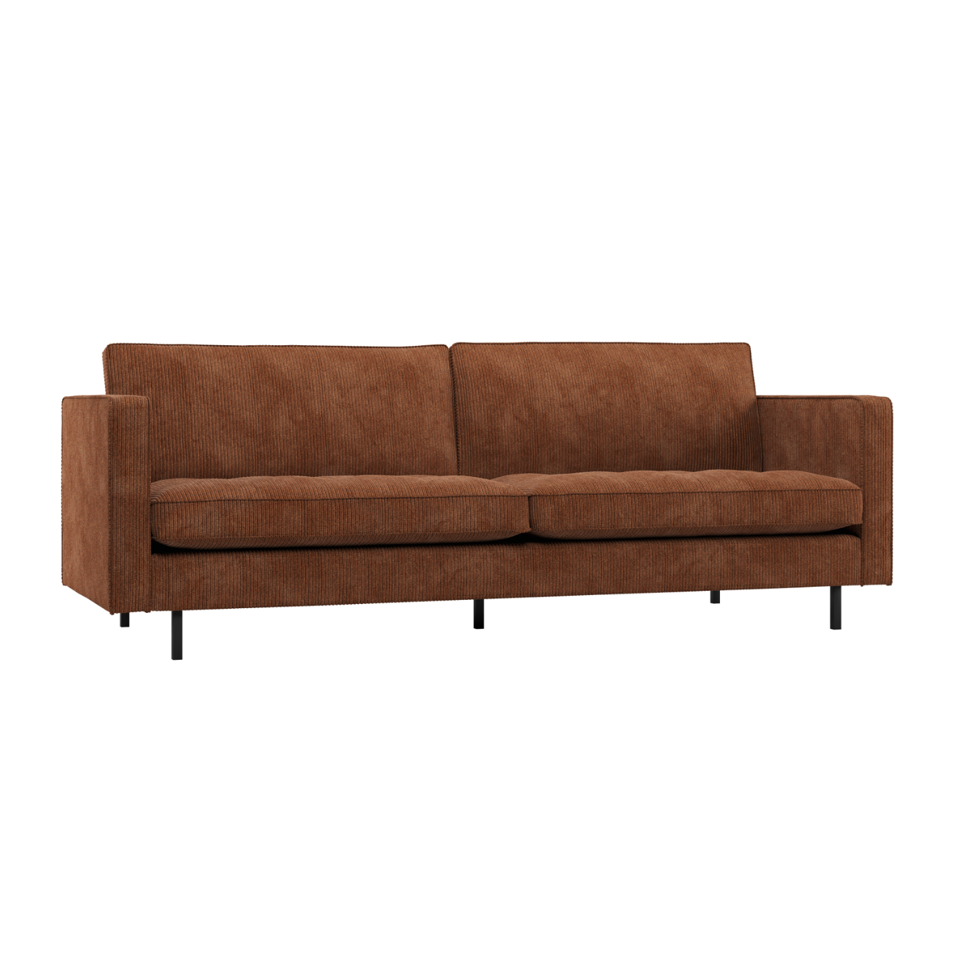 Sofa 2,5-sitzig RODEO CLASSIC rostbraun Cord
