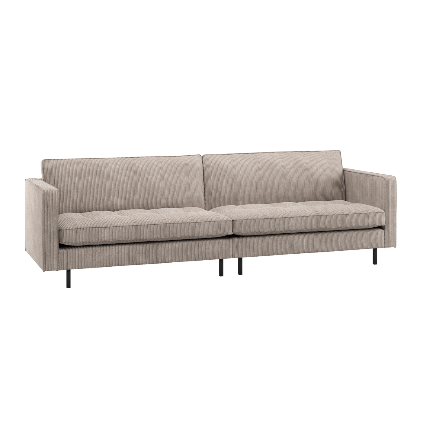 Sofa 3-zits RODEO CLASSIC zandkleurige ribstof