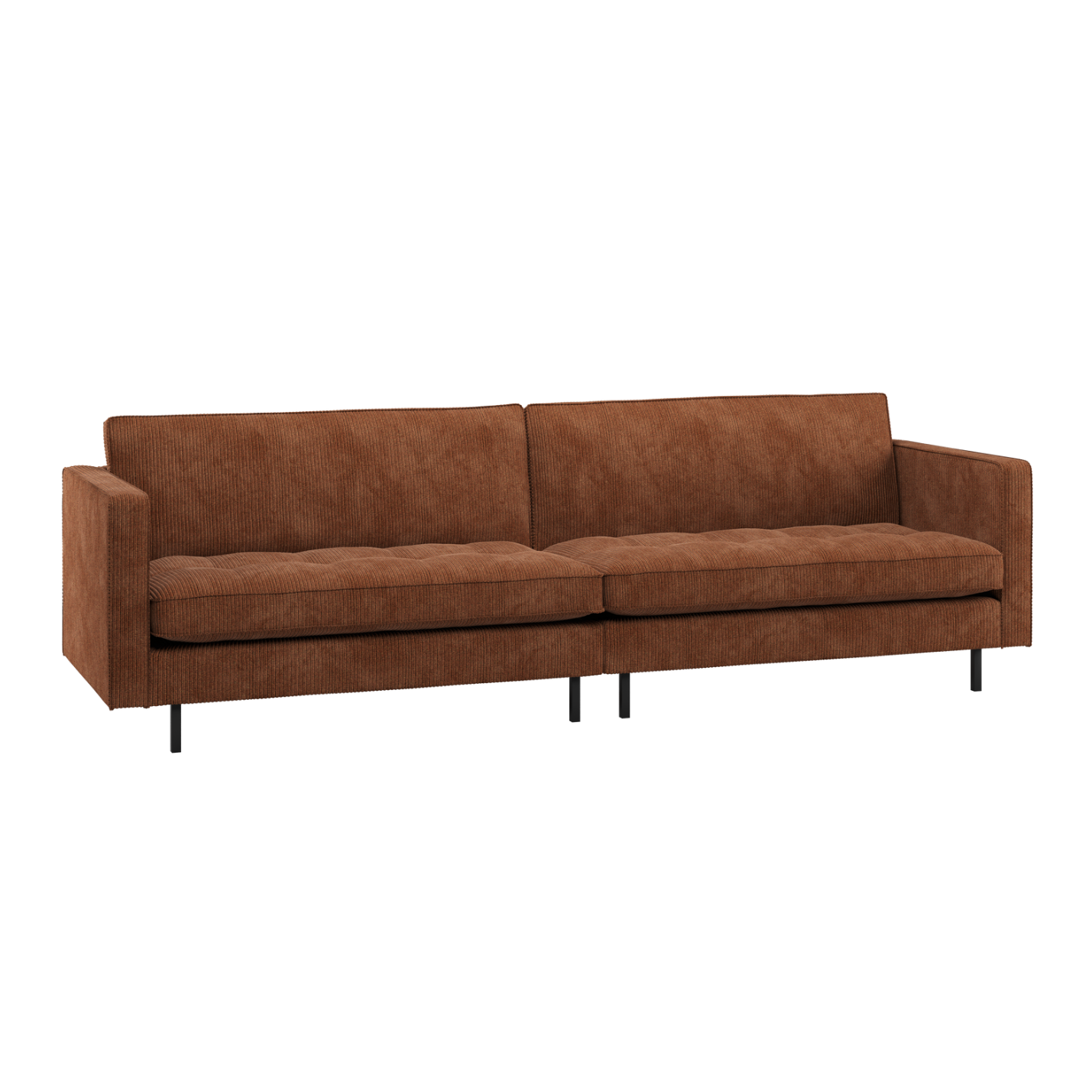 3-Seater Sofa RODEO CLASSIC Rusty Brown Corduroy