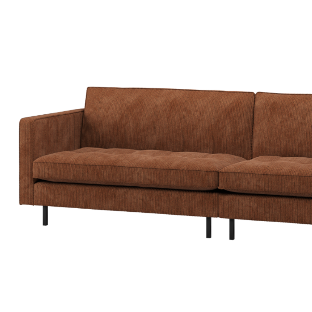3-Seater Sofa RODEO CLASSIC Rusty Brown Corduroy