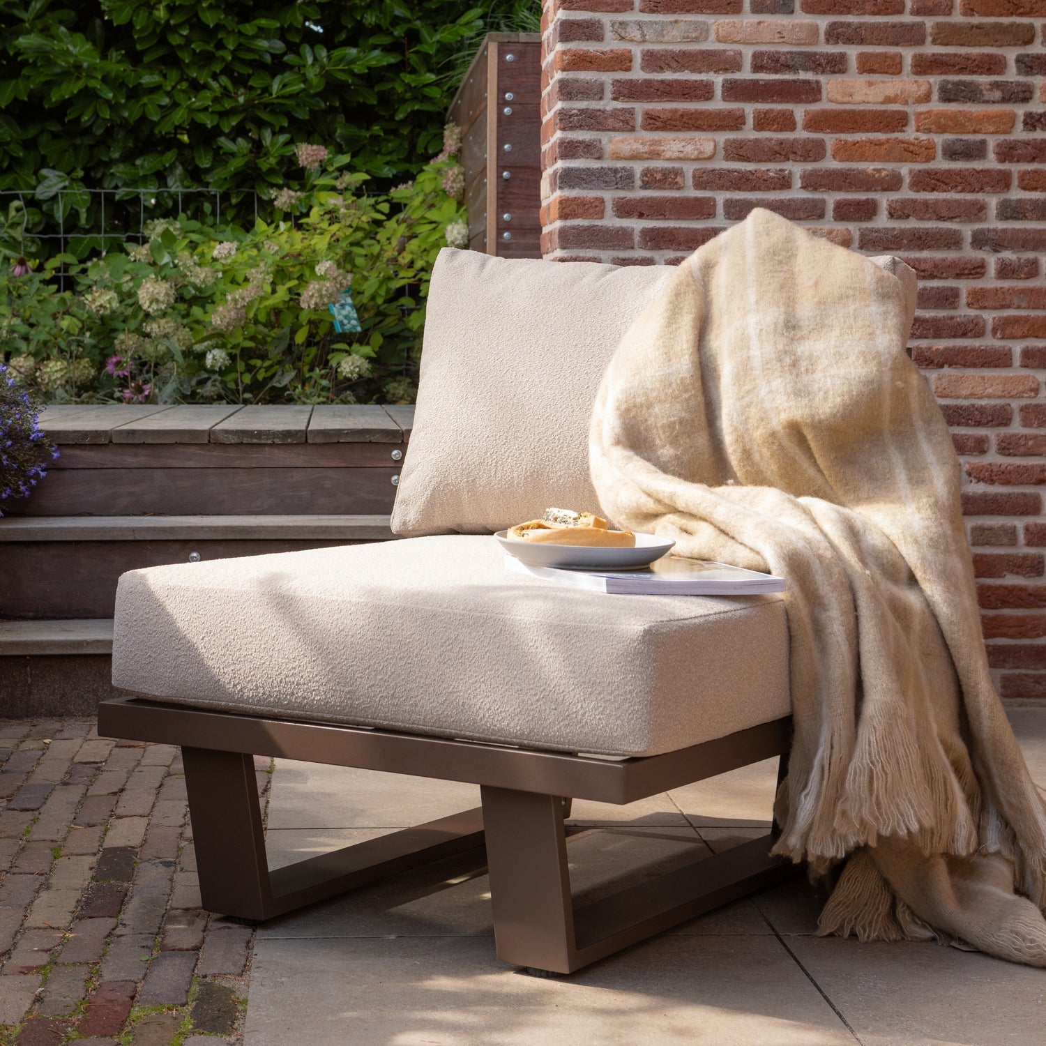 BEAR Brown Garden Armchair
