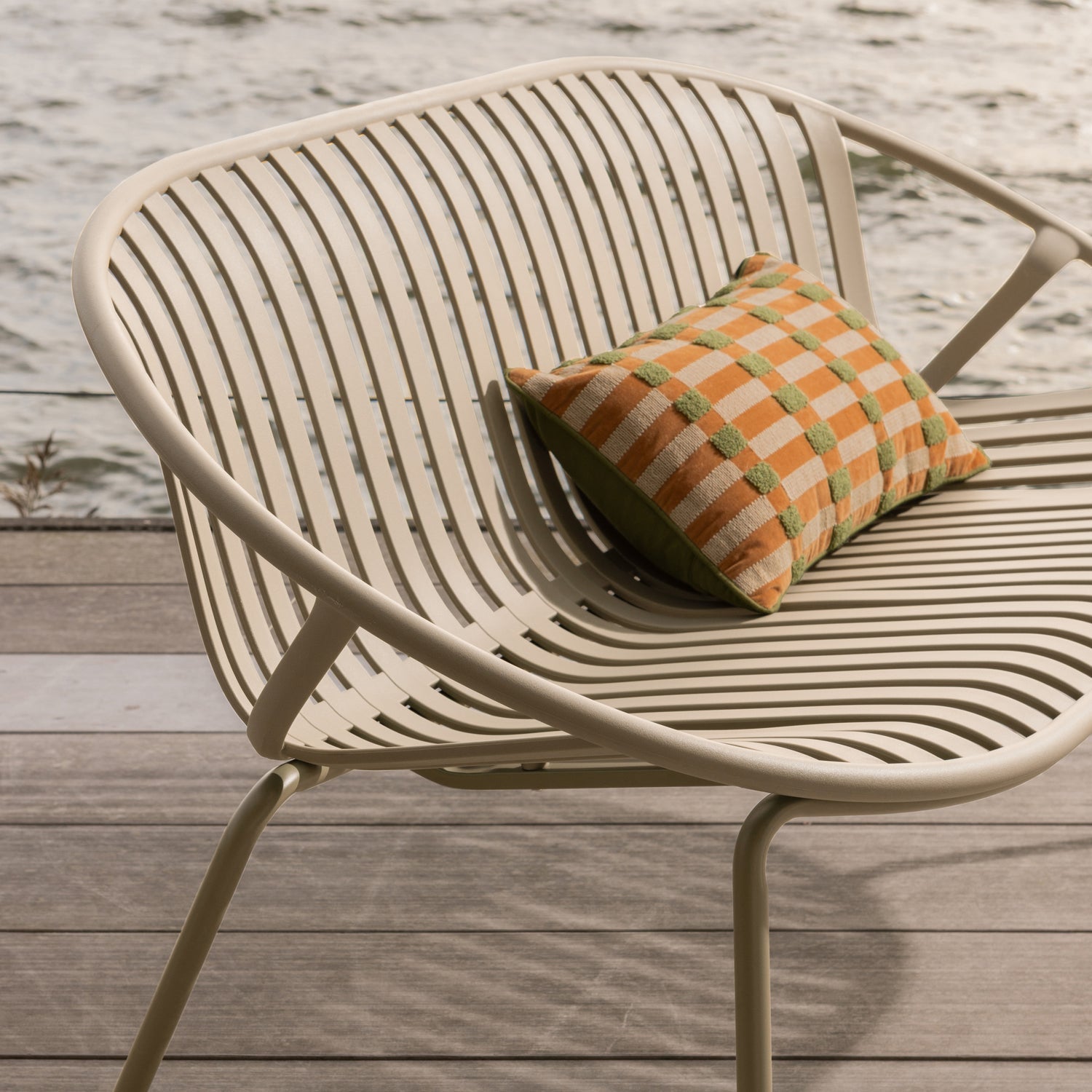 Tweedelige tuinbank BRUCE beige