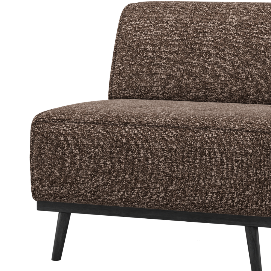 Modulaire bank STATEMENT bruin melange
