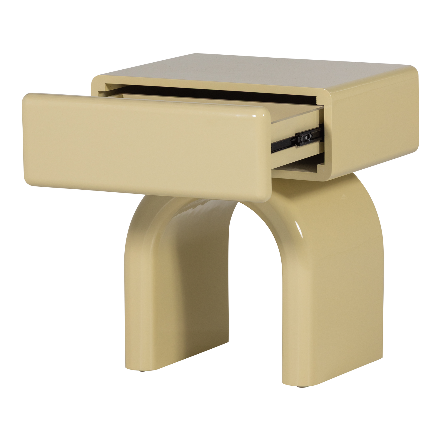 ZOREL boterkleurige ladekast