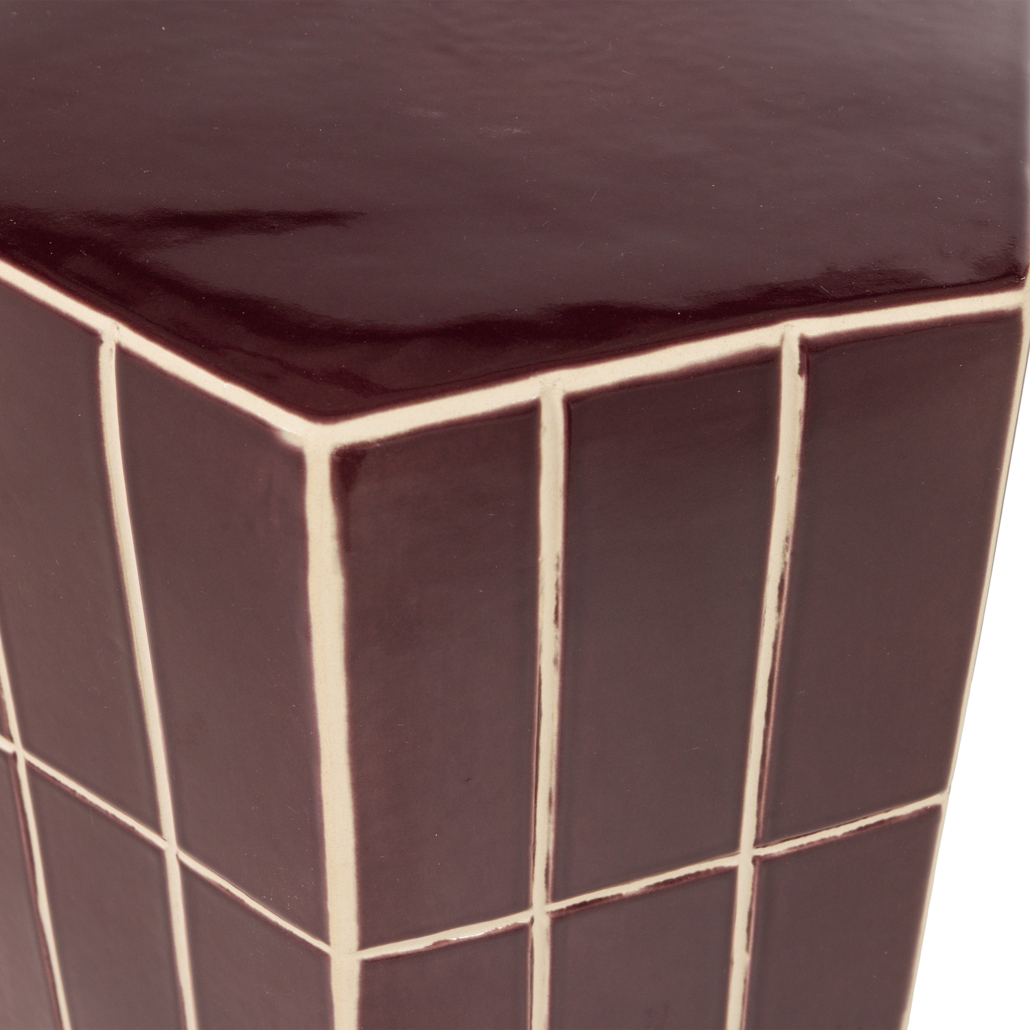 Beistelltisch PLU pflaumenfarben