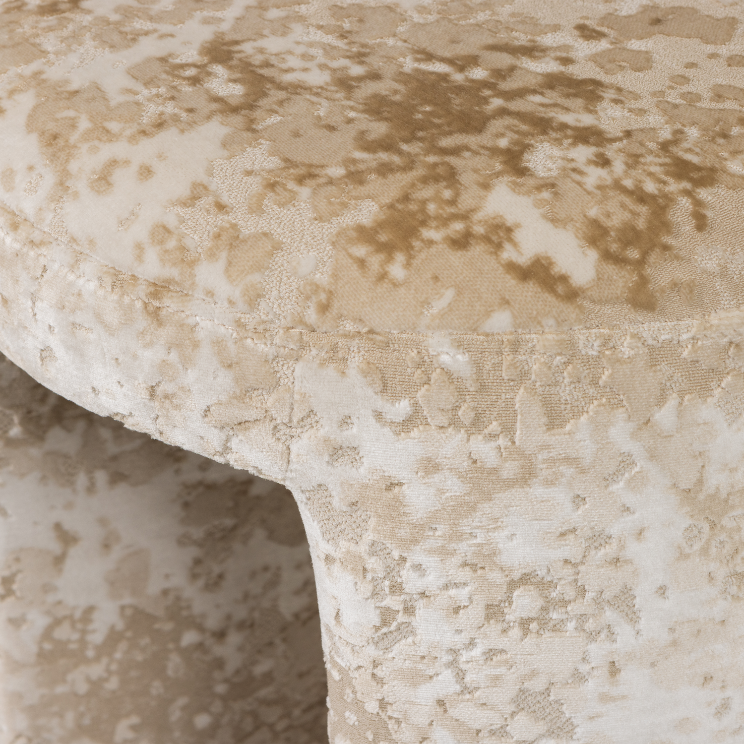 Hocker CHARLIE beige patroon