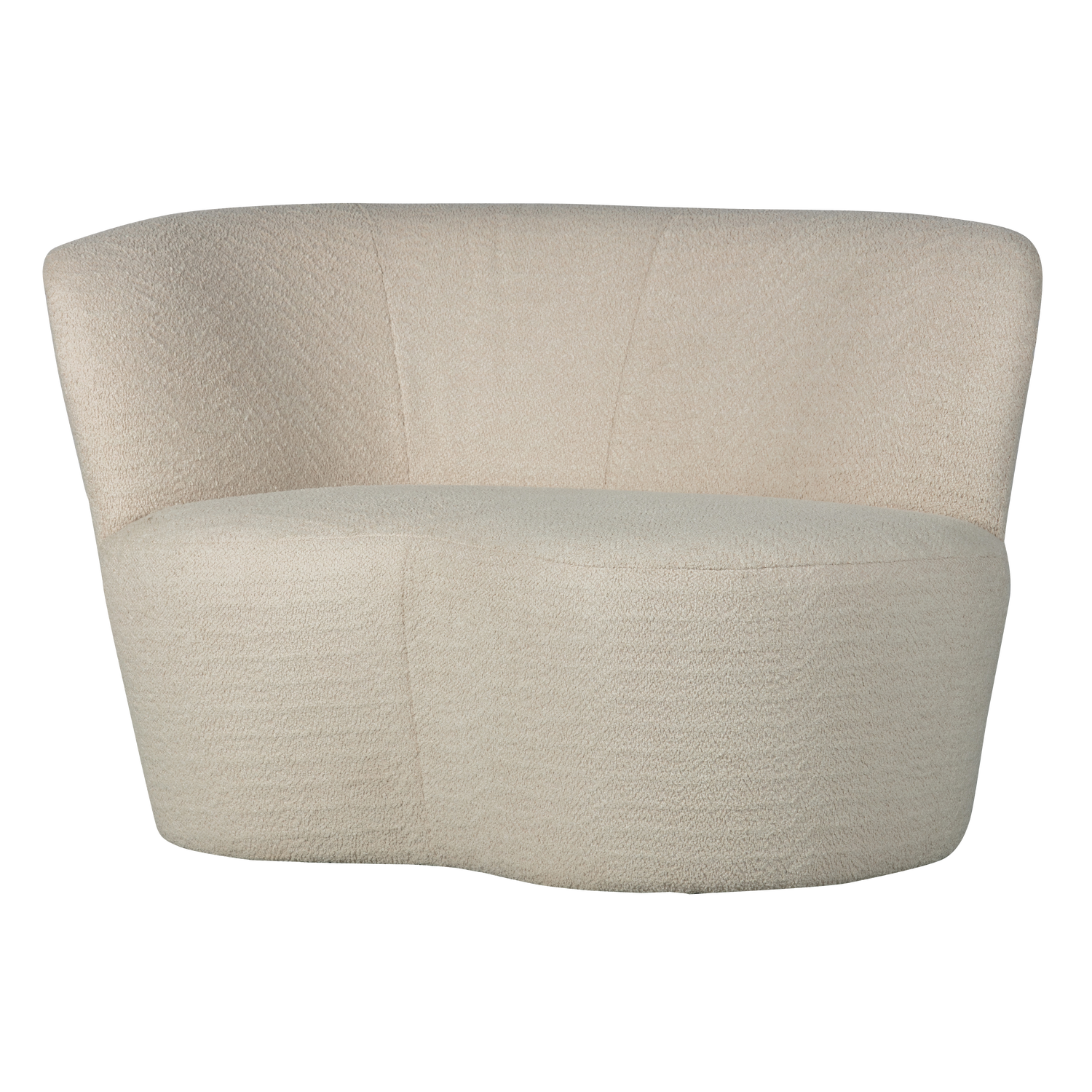 Left-facing Sofa STONE cream boucle