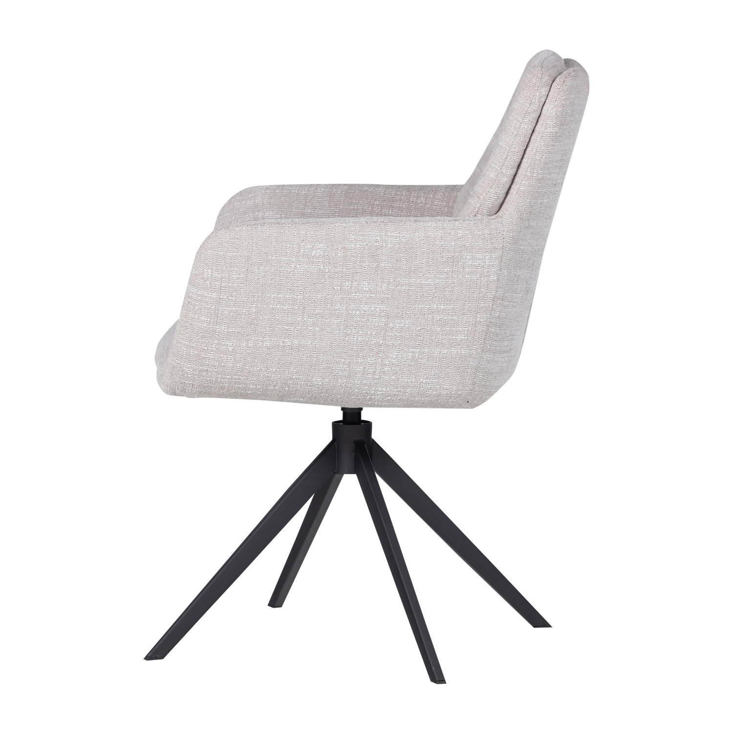 GRANT Swivel Chair in Gray-Beige Mélange