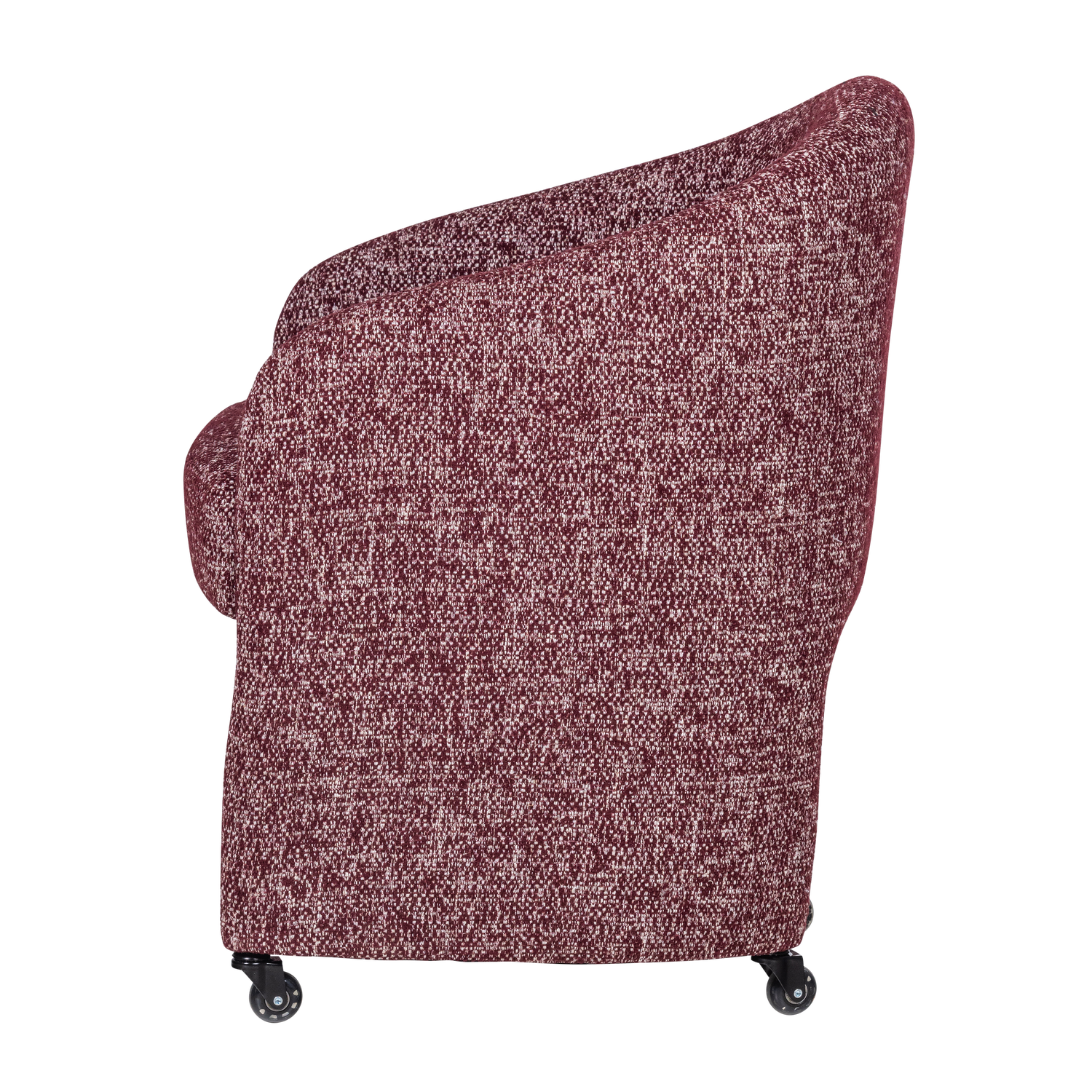 Rollstuhl Sessel CORDO burgunder Melange