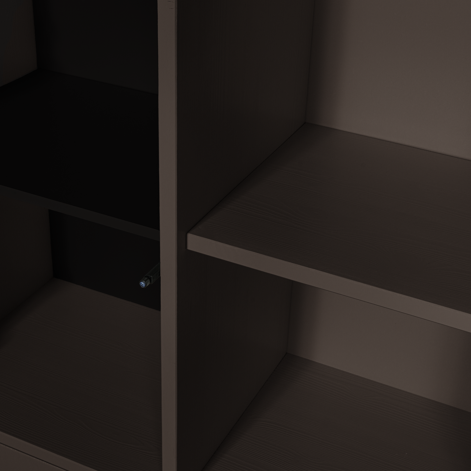 MEREL Brown Cabinet Shelf