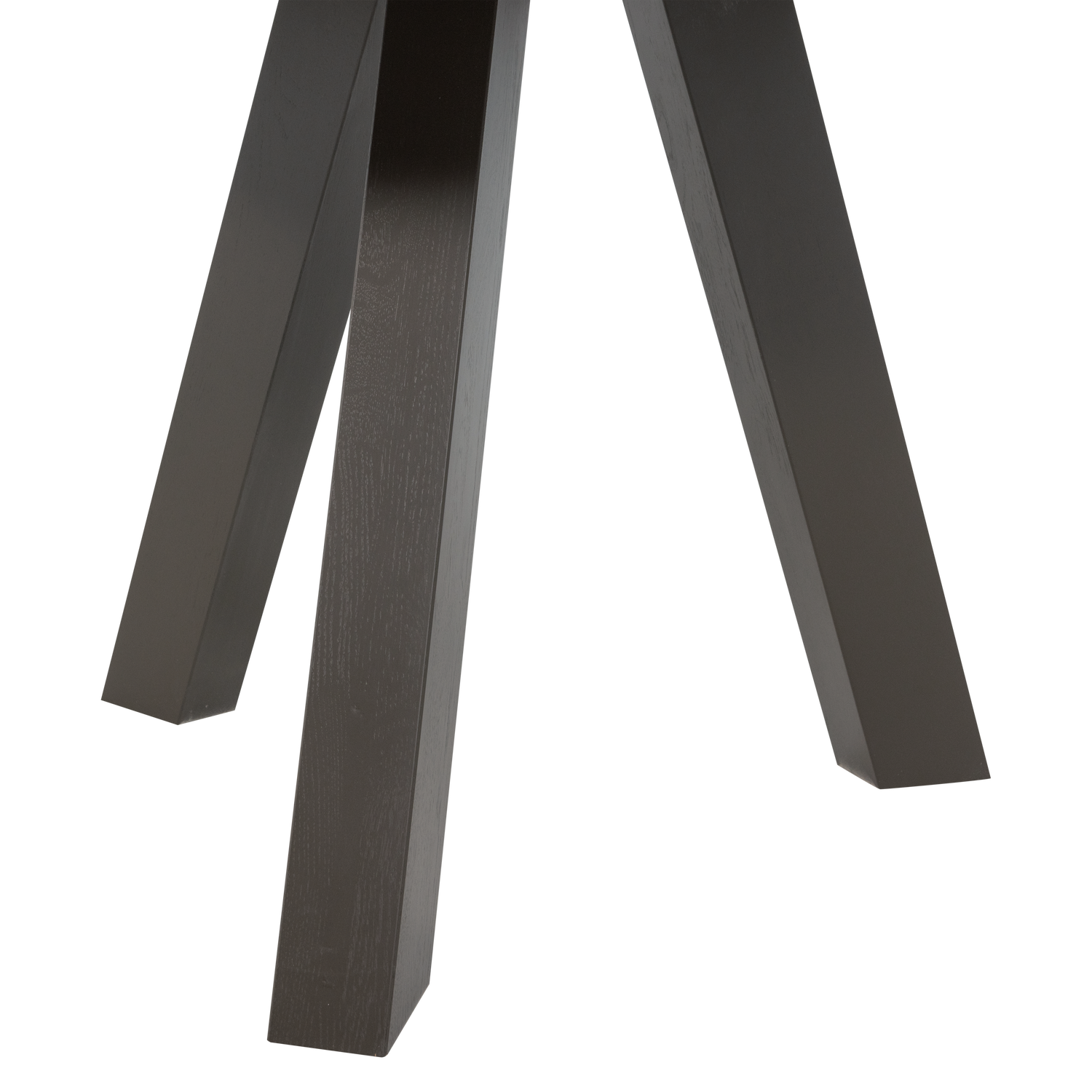 Runder Tisch RHONDA TRIO aus dunkelbraunem Eichenholz