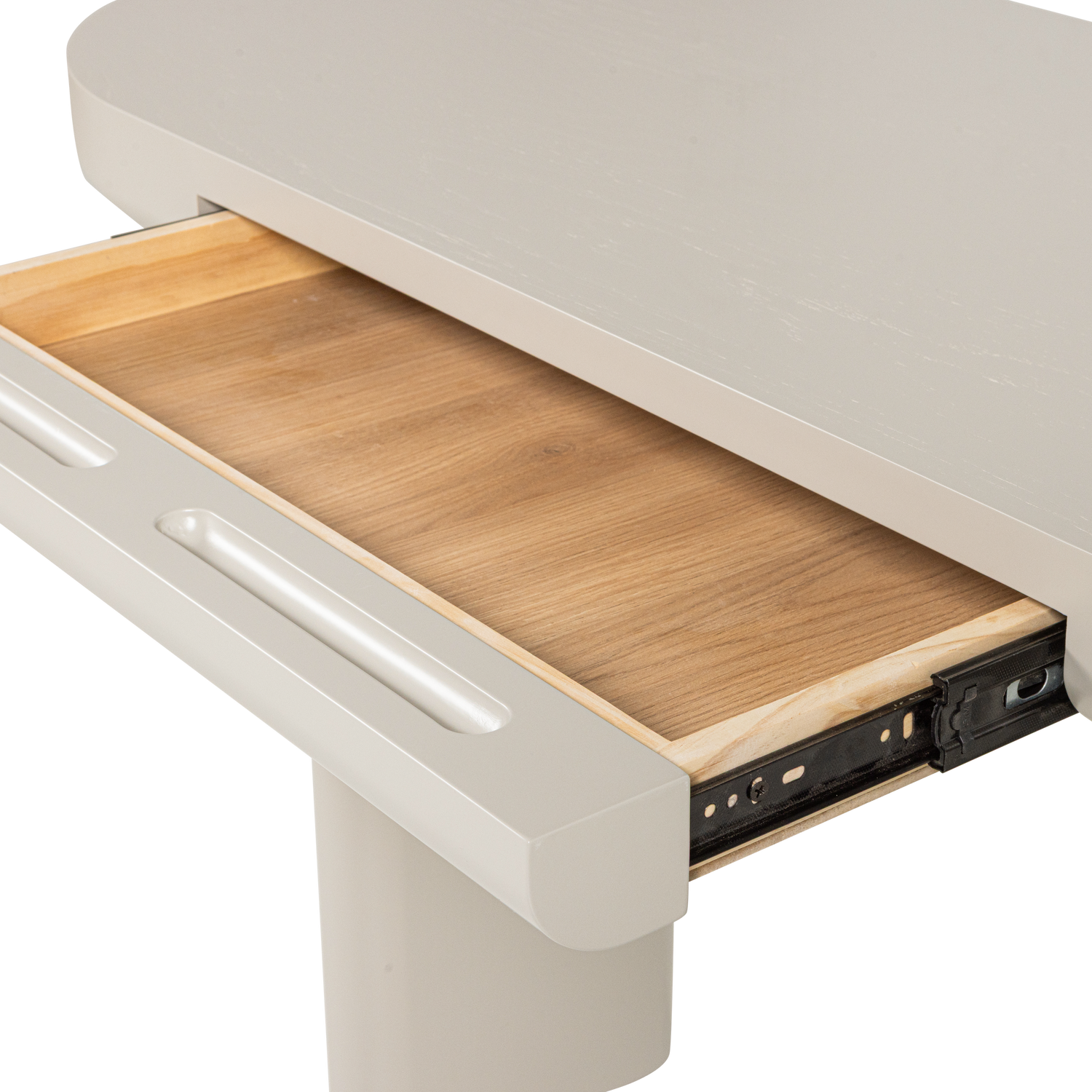 Schreibtisch MAEL grau Furnier