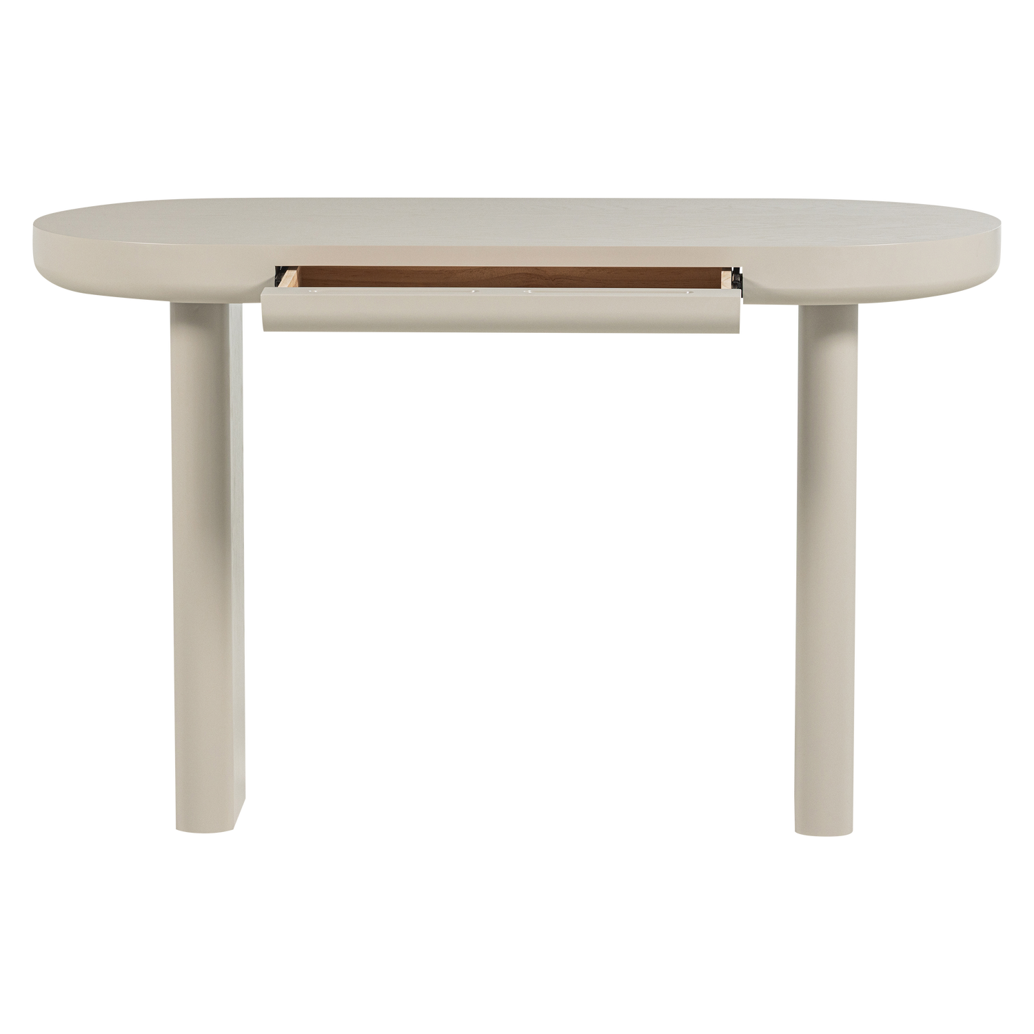 Schreibtisch MAEL grau Furnier