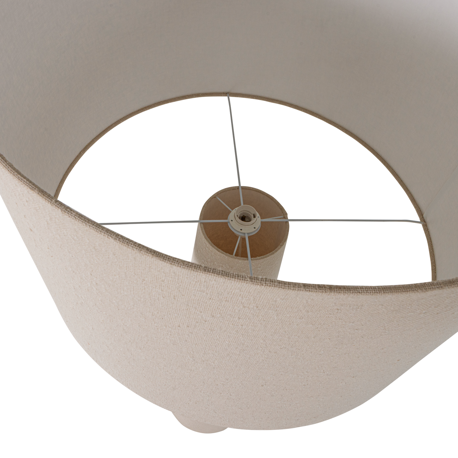 LOFT XXL Beige Boucle Floor Lamp