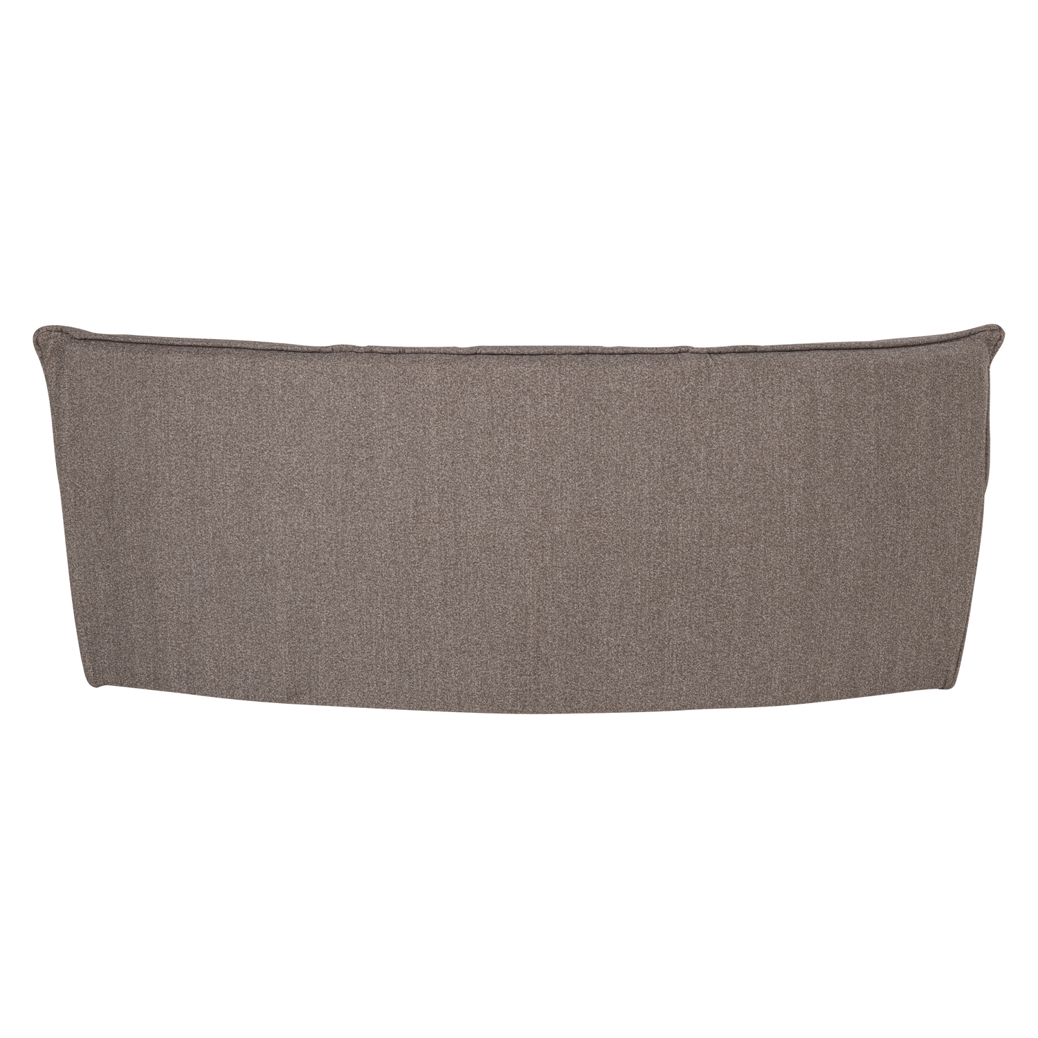 Sofa CLUSTER - Eckmodul in graubraunem Bouclé