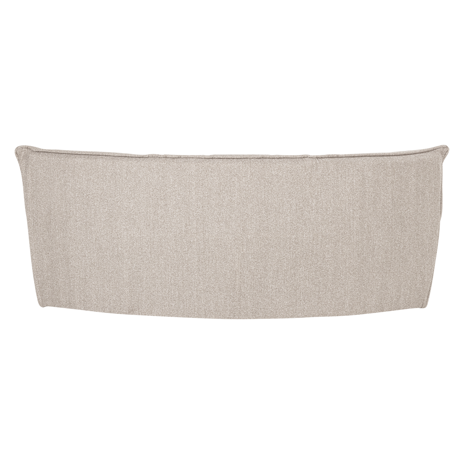 Sofa CLUSTER - Eckmodul sandfarbener Bouclé
