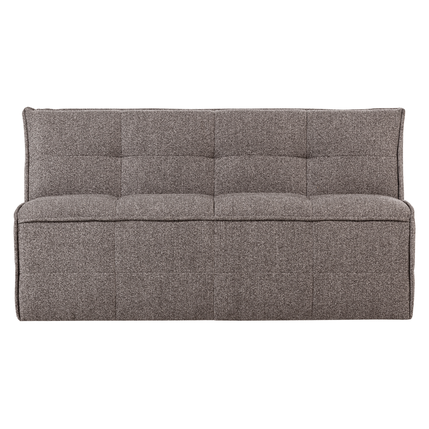 Sofa CLUSTER BENCH - module voor 3 personen grijsbruin bouclé