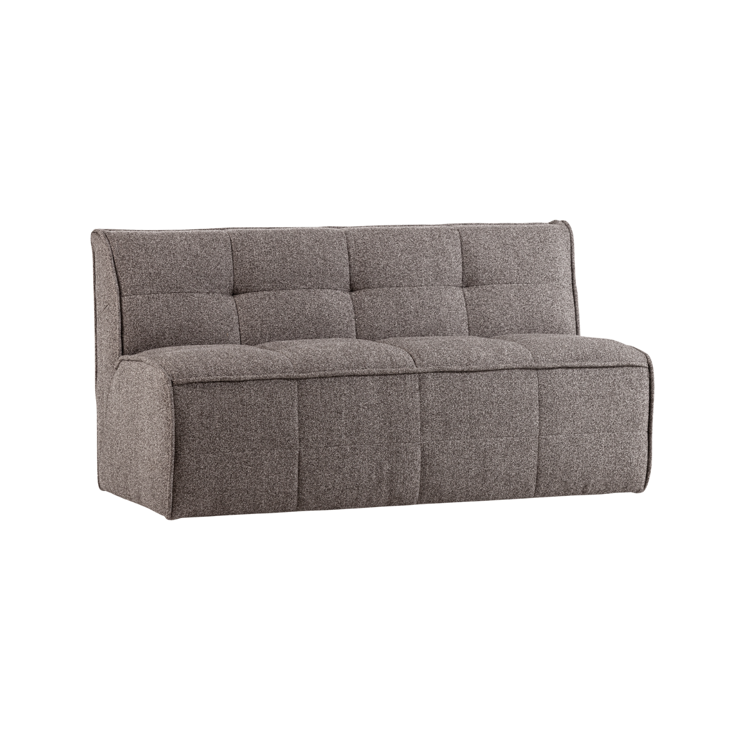 Sofa CLUSTER BENCH - module voor 3 personen grijsbruin bouclé